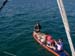 The Chica in the back laughed so hard she fell off the boat