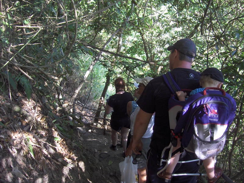 Hiking to the Falls