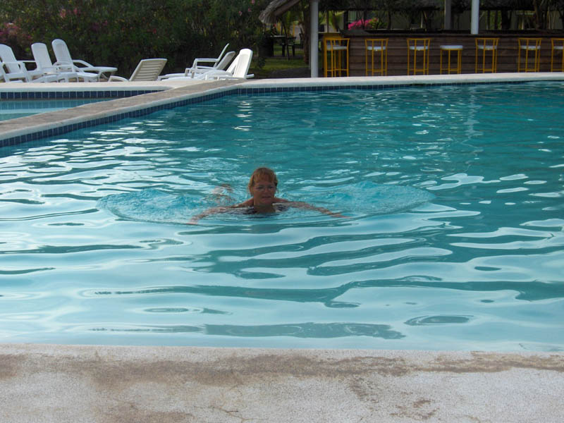 Sharon in the Pool