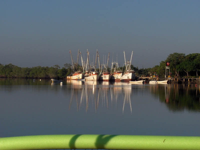 Sun Rise on the Fishing Boats
