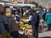 On market day the streets are crowded with vendors and the people out shopping