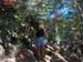 Girl in the Boganvalias