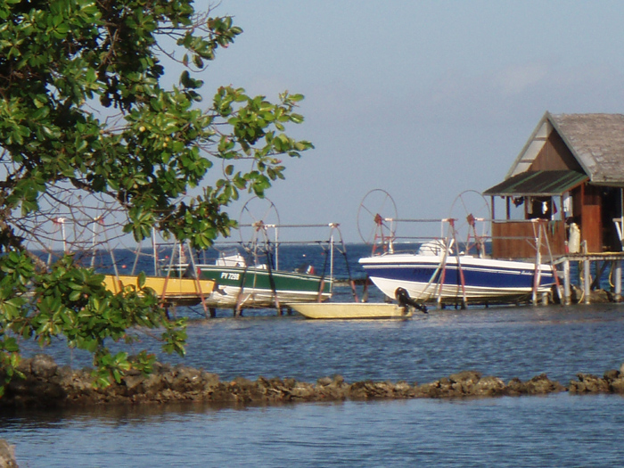 A little boat harbor