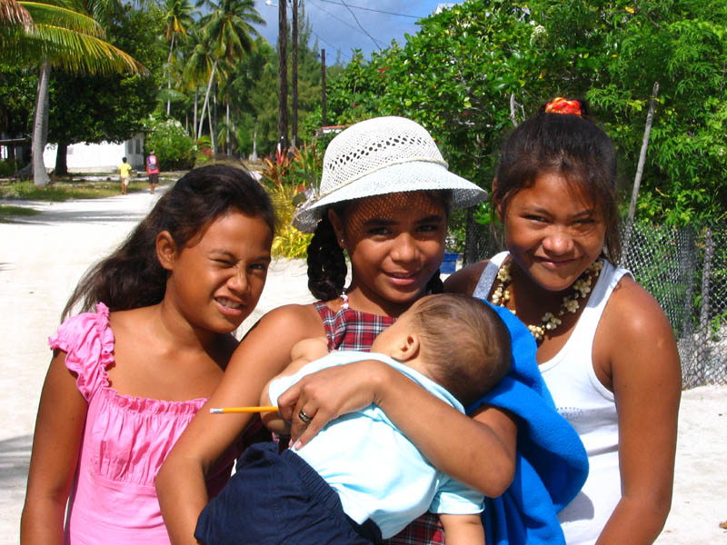 Kauehi Kids by Anne Cline
