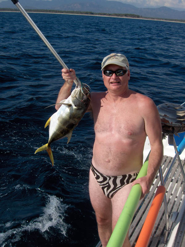 Denito bags a big yellow tail tuna