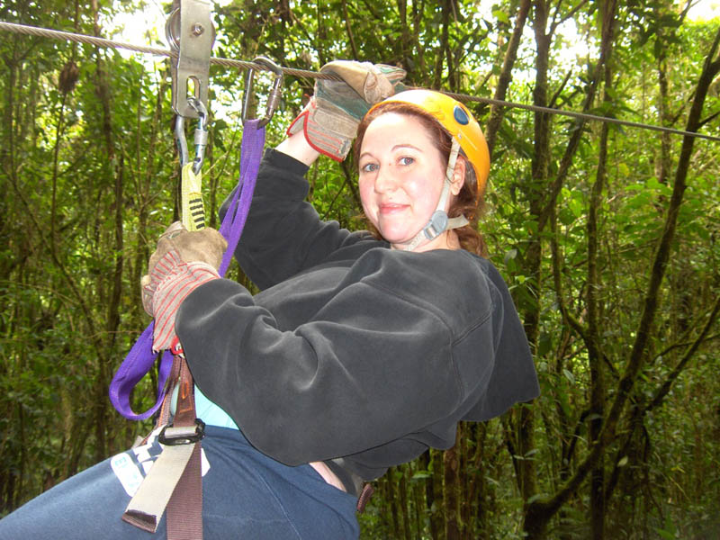 Harper on the Zip Line