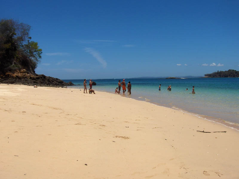 Crowded beach
