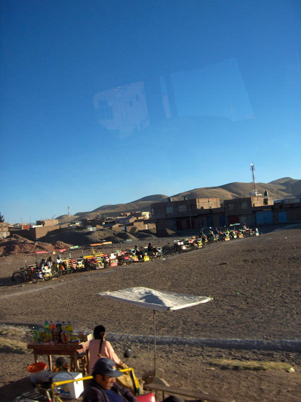 I could not figure out what these guys were doing - getting ready for a tricycle race - I doe know