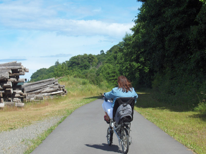 Biking is a gas