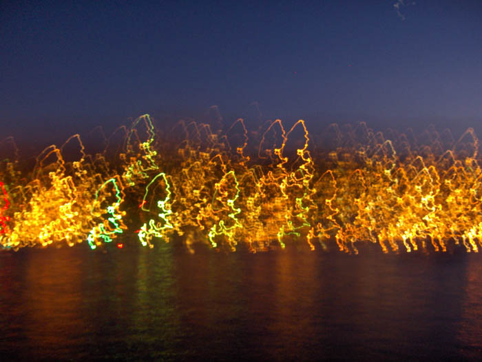 360 San Franciso on fire - (accidental time exposure,  but kinda cool