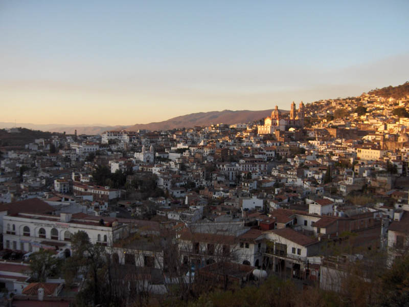 Shadow of Dawn on Taxco Skyline II